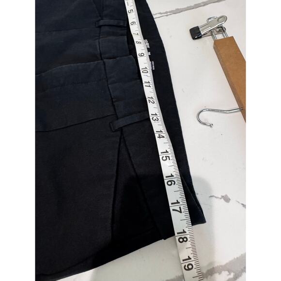 Old Navy Women's High Rise Pixie Split Hem Black Dress Pants Size 16 Work - Picture 8 of 10